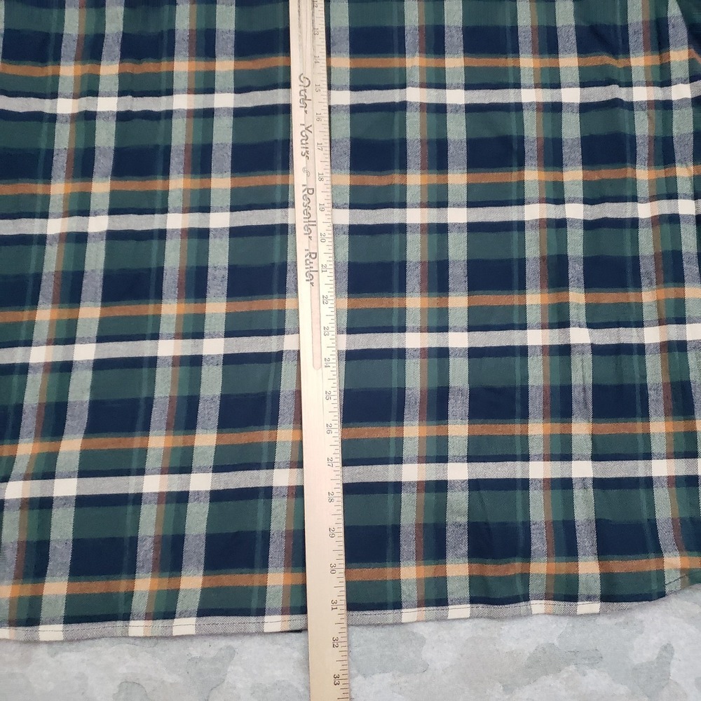Carhartt Shirt Mens 3XL Green Flanel Relaxed Fit Long Sleeve Button-Up NWT Plaid - Picture 9 of 10